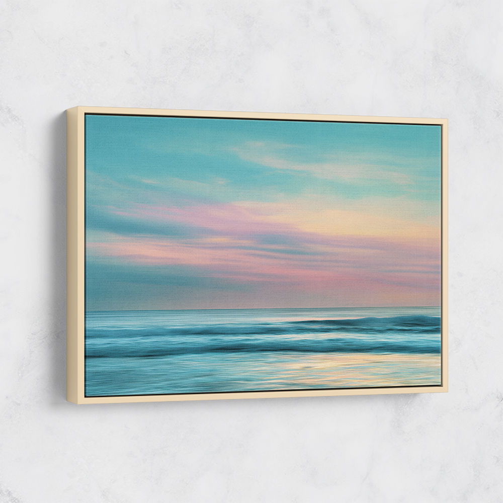 A calming serene seascape with soft pastel colors 5 A calming serene seascape with soft pastel colors 5
