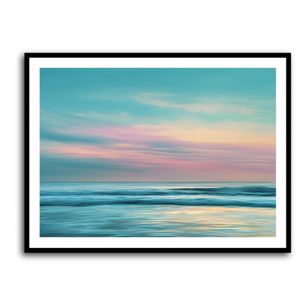 A calming serene seascape with soft pastel colors 5 A calming serene seascape with soft pastel colors 5