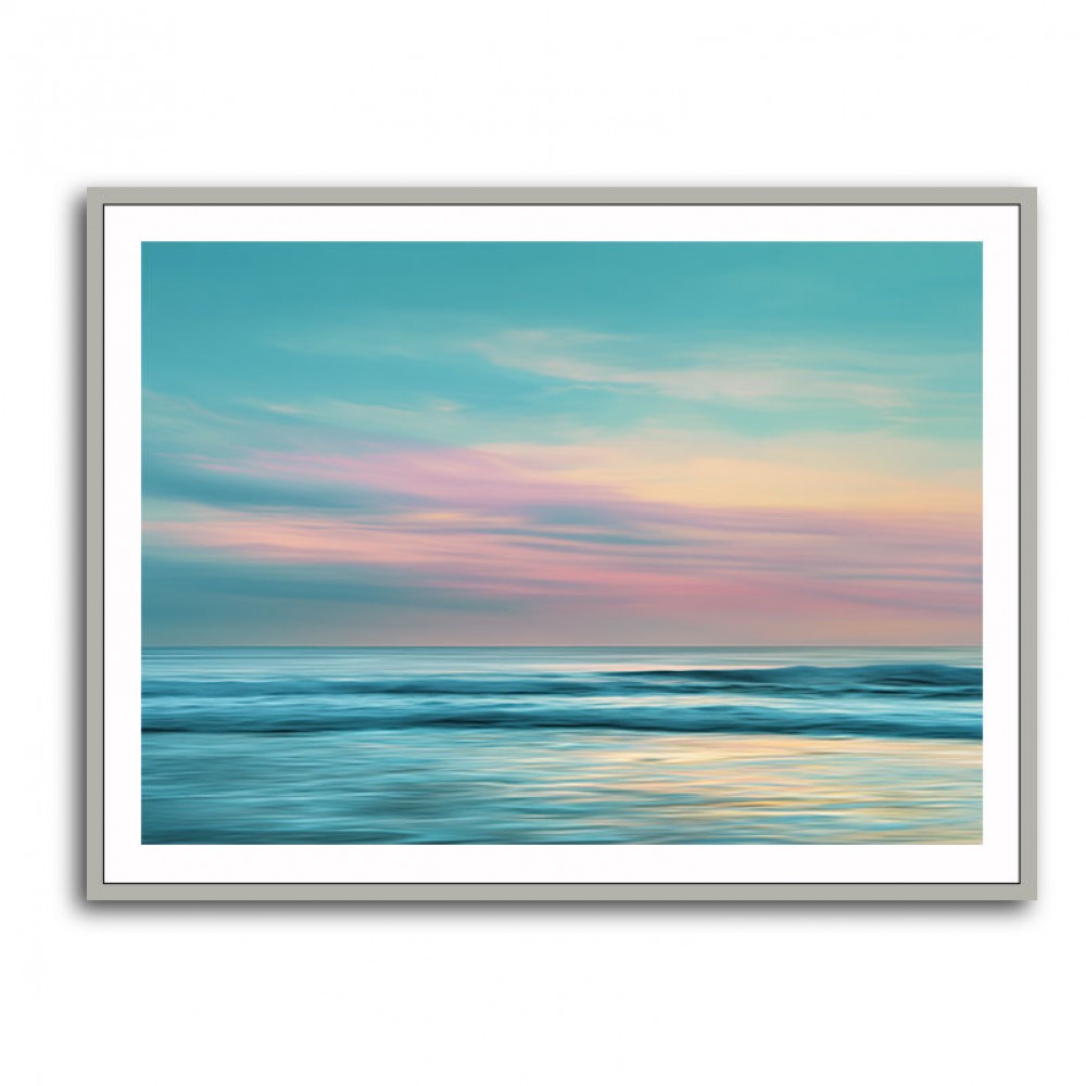 A calming serene seascape with soft pastel colors 5 A calming serene seascape with soft pastel colors 5