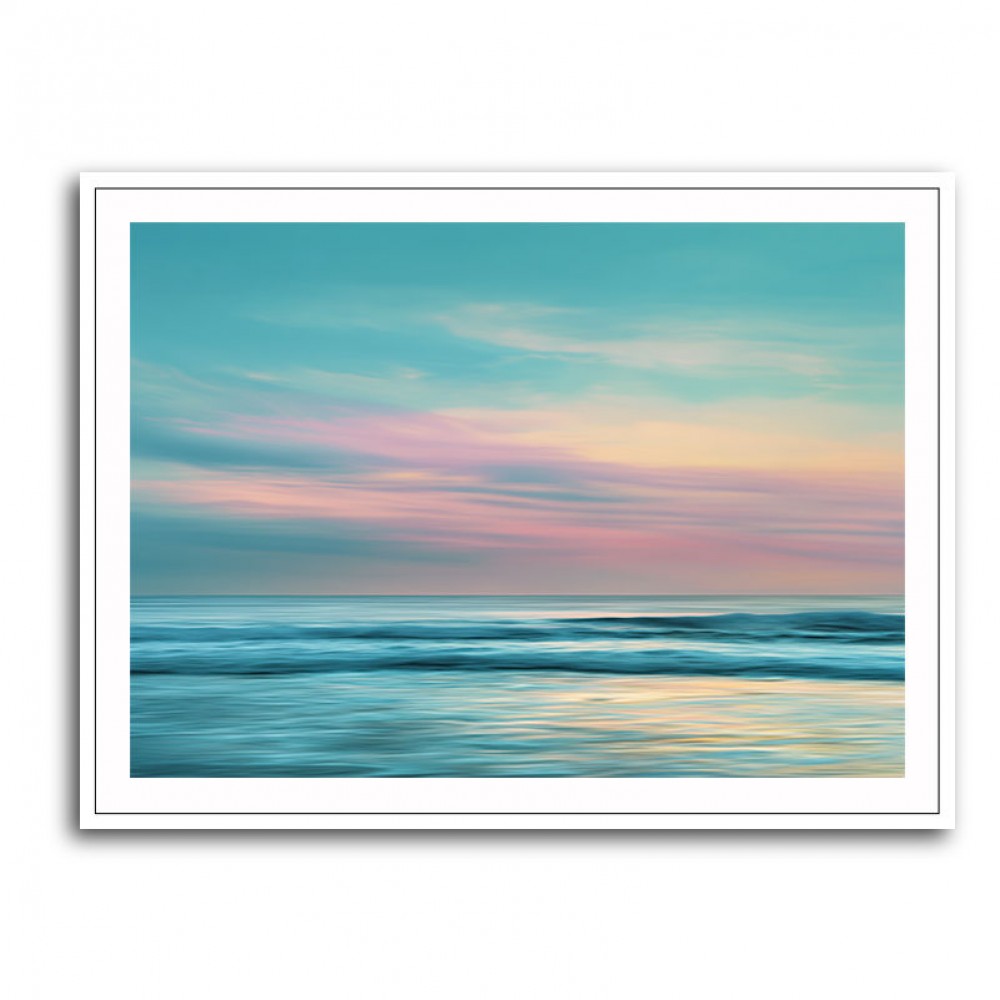 A calming serene seascape with soft pastel colors 5 A calming serene seascape with soft pastel colors 5