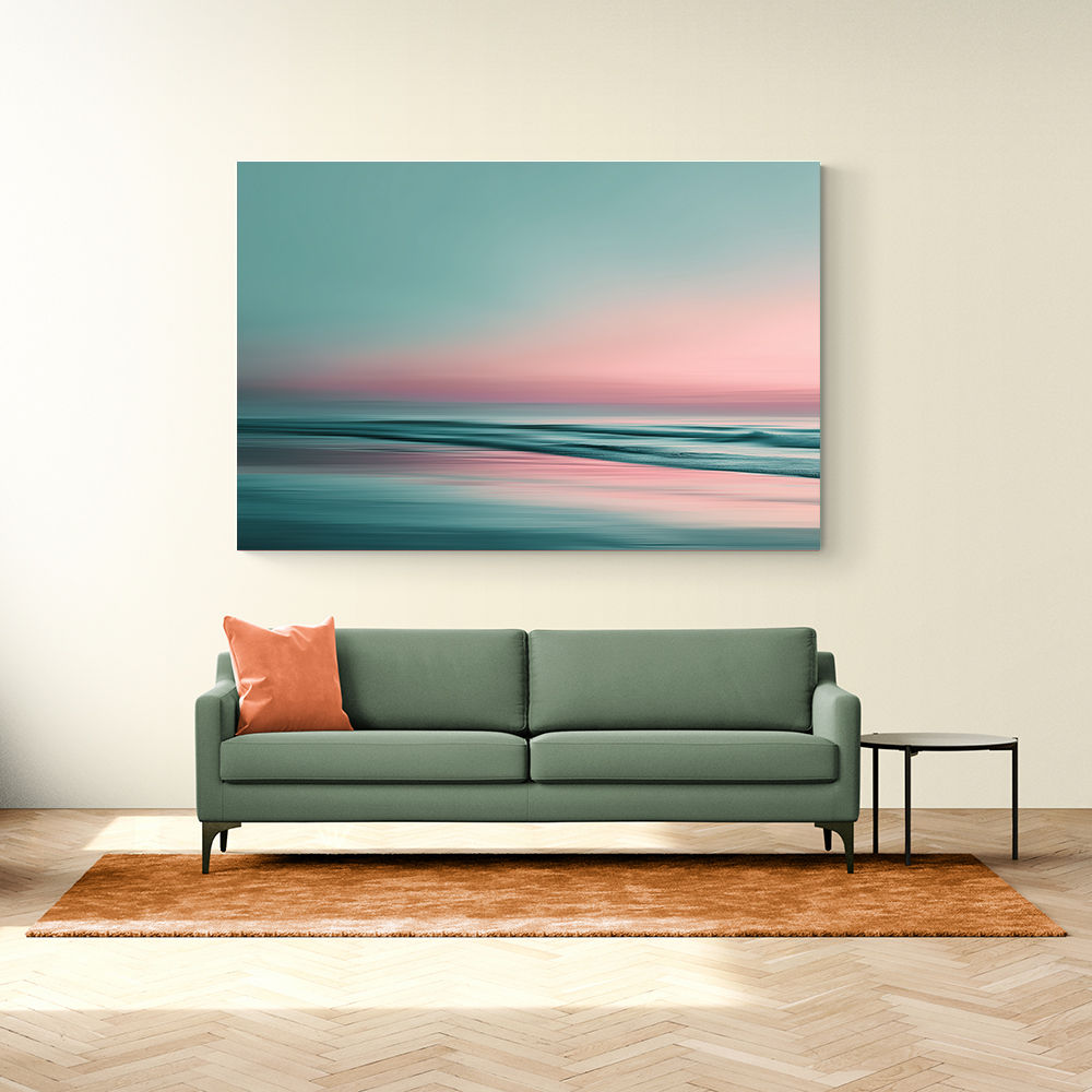 A calming serene seascape with soft pastel colors 6 A calming serene seascape with soft pastel colors 6