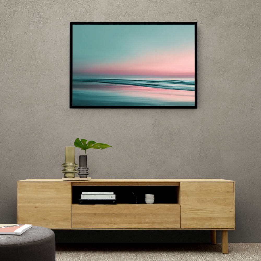 A calming serene seascape with soft pastel colors 6 A calming serene seascape with soft pastel colors 6