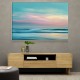 A calming serene seascape with soft pastel colors 7