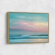 A calming serene seascape with soft pastel colors 7