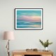 A calming serene seascape with soft pastel colors 7