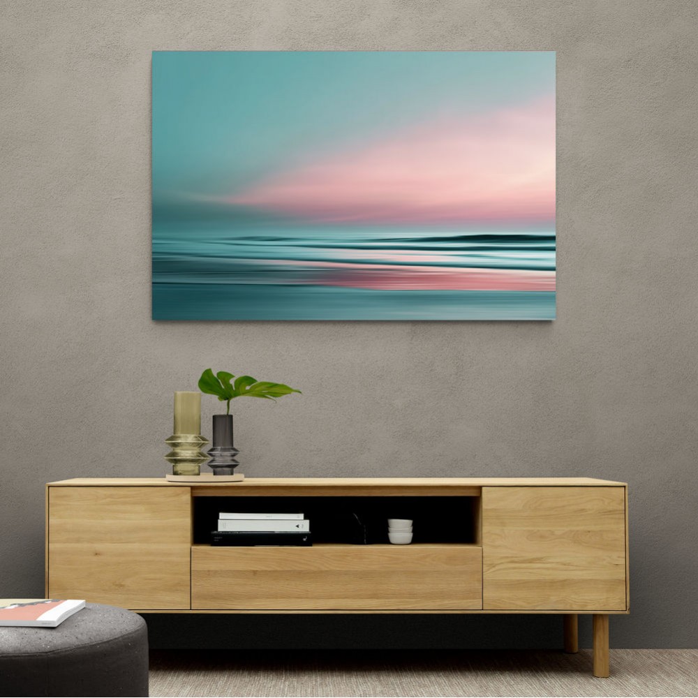 A calming serene seascape with soft pastel colors 8 A calming serene seascape with soft pastel colors 8