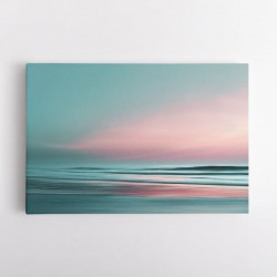 A calming serene seascape with soft pastel colors 8