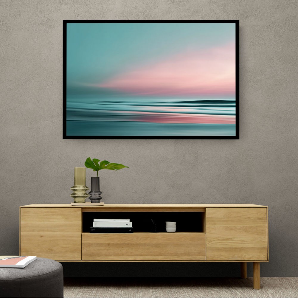 A calming serene seascape with soft pastel colors 8 A calming serene seascape with soft pastel colors 8