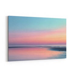 A calming serene seascape with soft pastel colors 9
