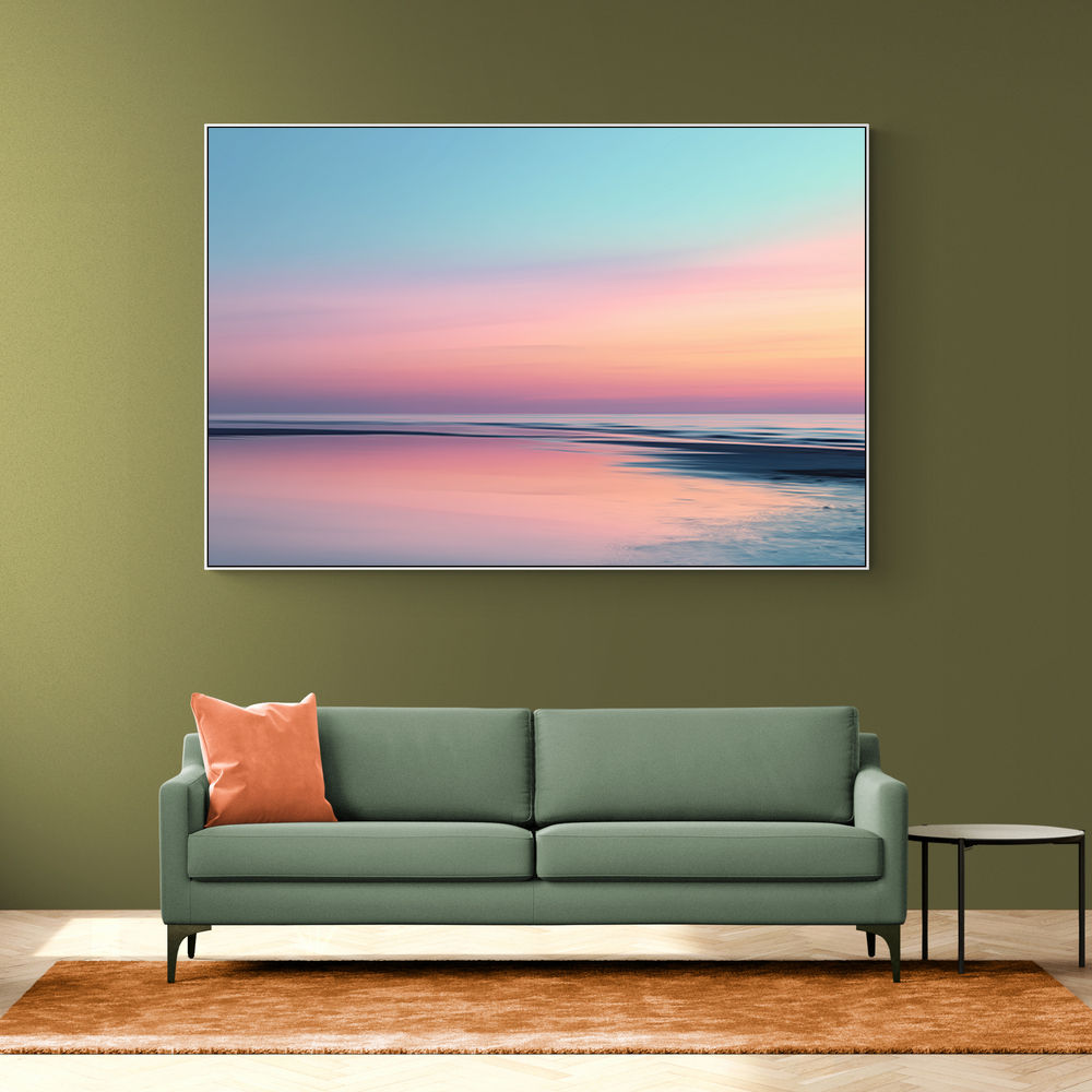 A calming serene seascape with soft pastel colors 9 A calming serene seascape with soft pastel colors 9