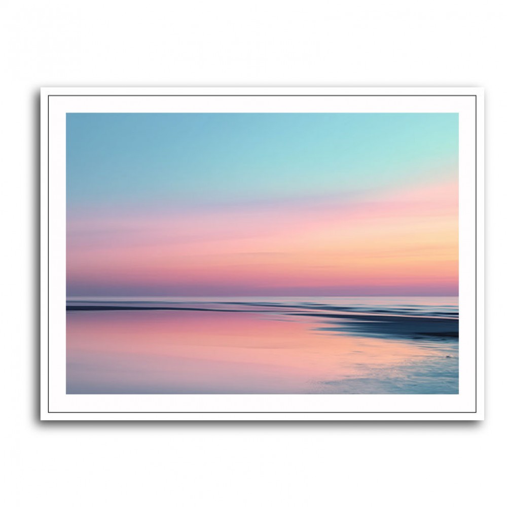 A calming serene seascape with soft pastel colors 9 A calming serene seascape with soft pastel colors 9