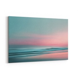 A calming serene seascape with soft pastel colors 10