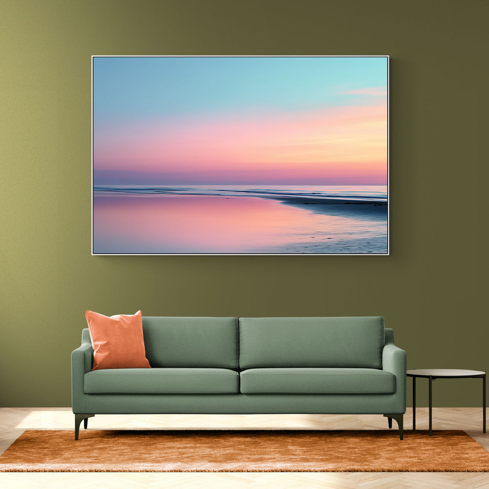A calming serene seascape with soft pastel colors 11 A calming serene seascape with soft pastel colors 11
