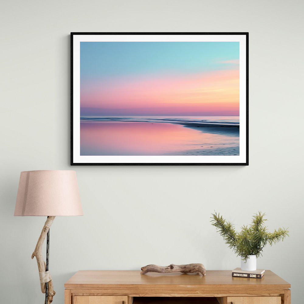 A calming serene seascape with soft pastel colors 11 A calming serene seascape with soft pastel colors 11