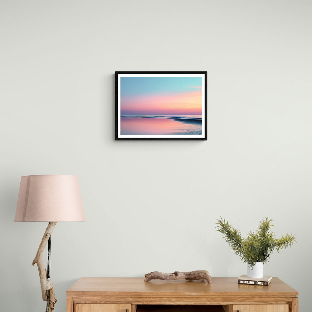 A calming serene seascape with soft pastel colors 11 A calming serene seascape with soft pastel colors 11