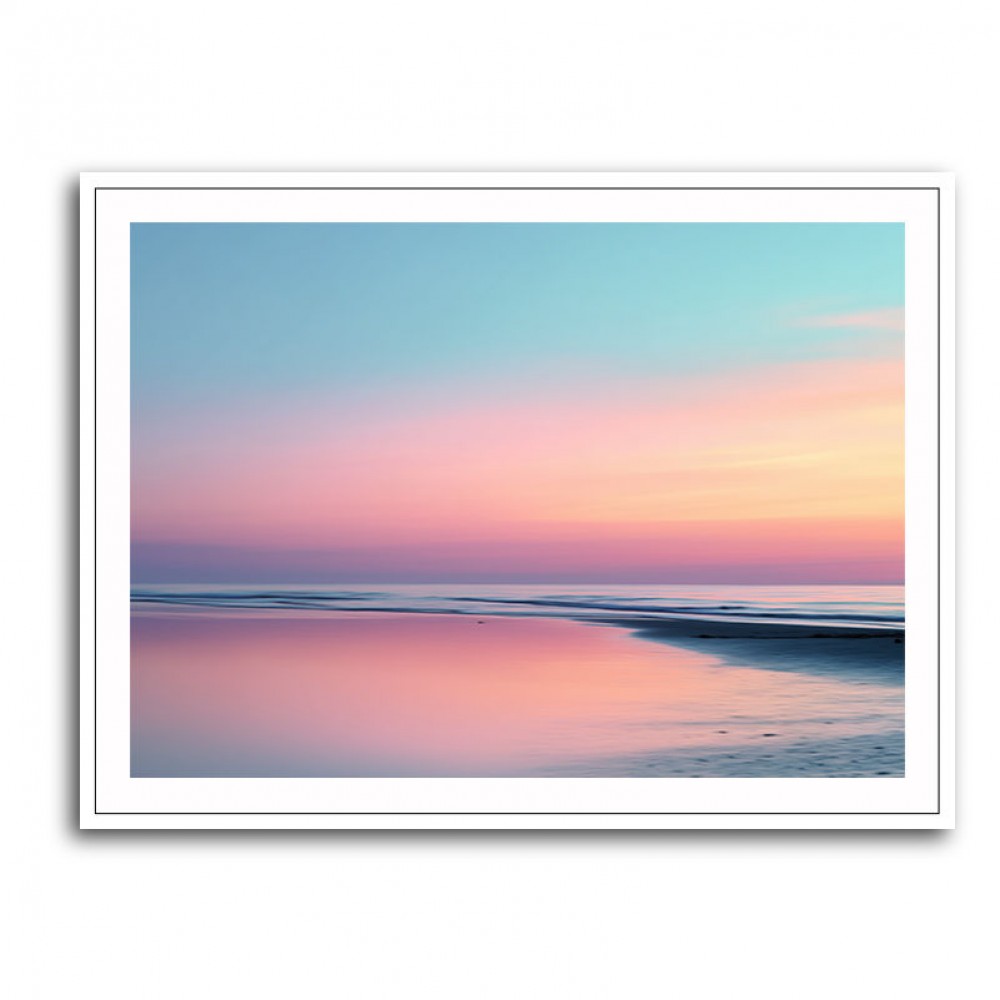 A calming serene seascape with soft pastel colors 11 A calming serene seascape with soft pastel colors 11