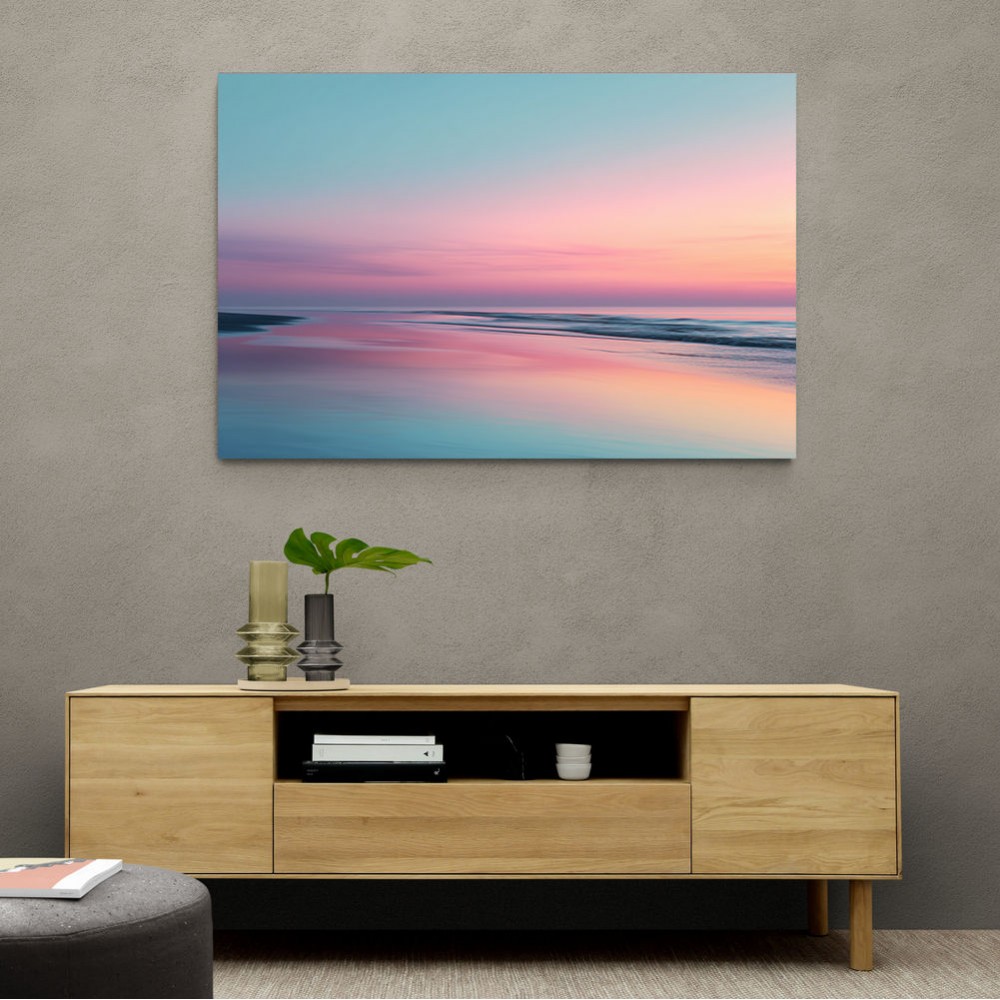 A calming serene seascape with soft pastel colors 13 A calming serene seascape with soft pastel colors 13