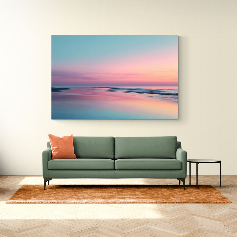 A calming serene seascape with soft pastel colors 13 A calming serene seascape with soft pastel colors 13