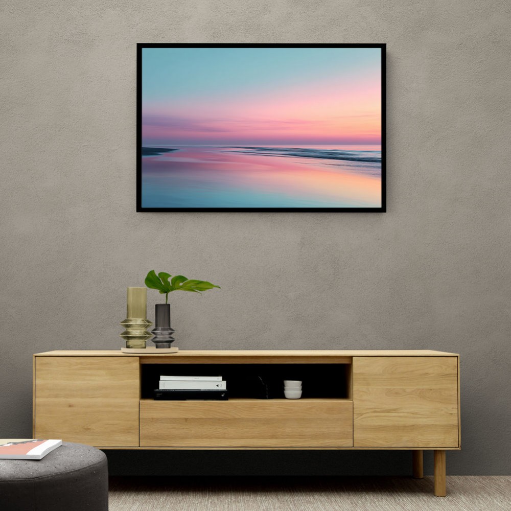 A calming serene seascape with soft pastel colors 13 A calming serene seascape with soft pastel colors 13