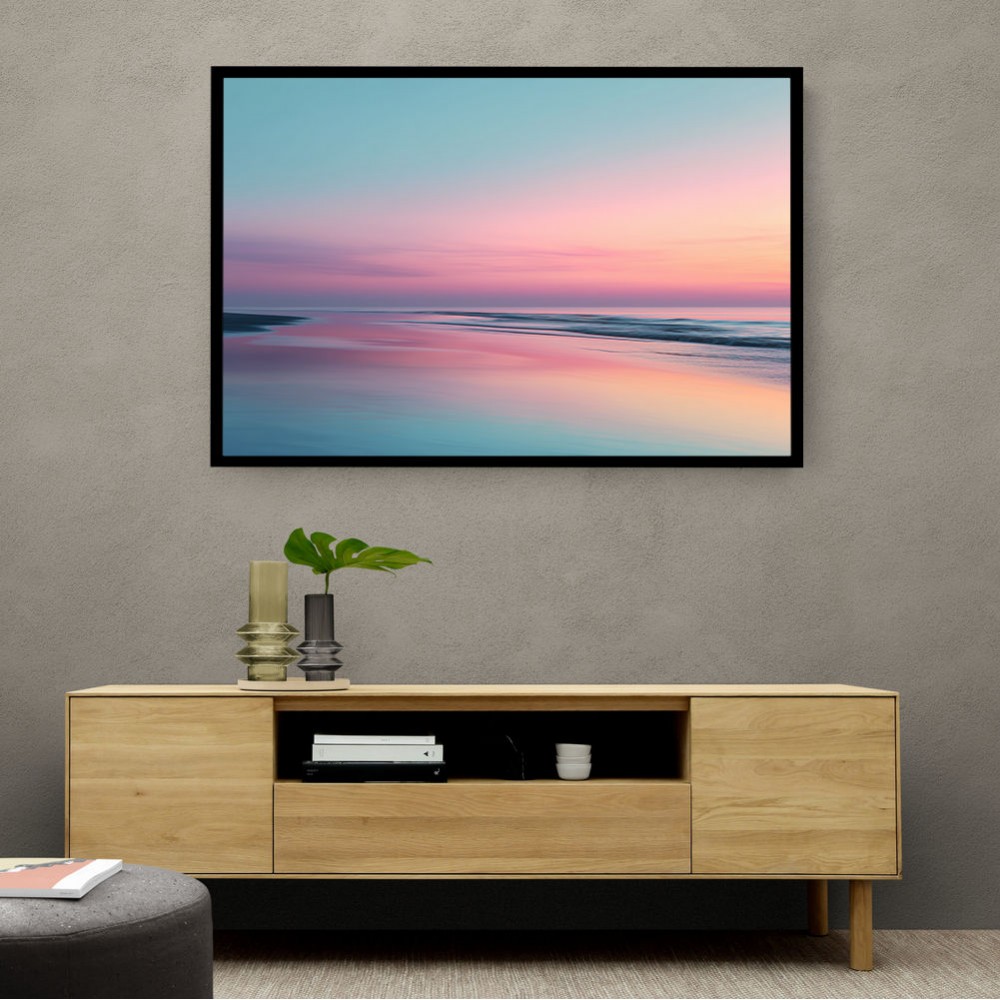 A calming serene seascape with soft pastel colors 13 A calming serene seascape with soft pastel colors 13