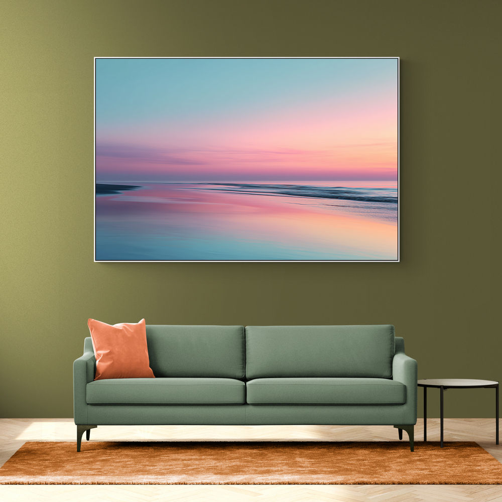 A calming serene seascape with soft pastel colors 13 A calming serene seascape with soft pastel colors 13