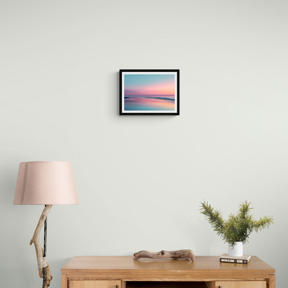 A calming serene seascape with soft pastel colors 13 A calming serene seascape with soft pastel colors 13