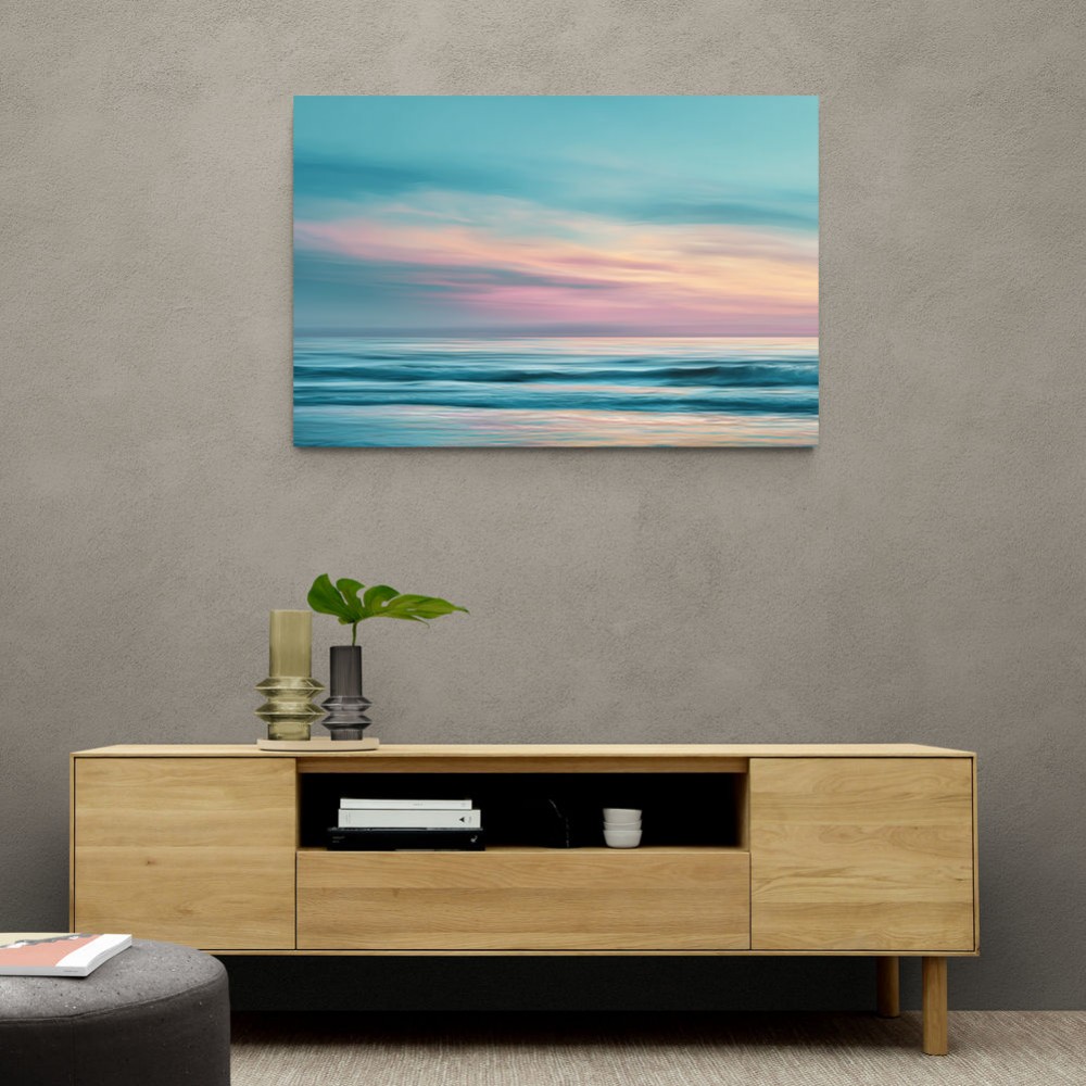 A calming serene seascape with soft pastel colors 15 A calming serene seascape with soft pastel colors 15