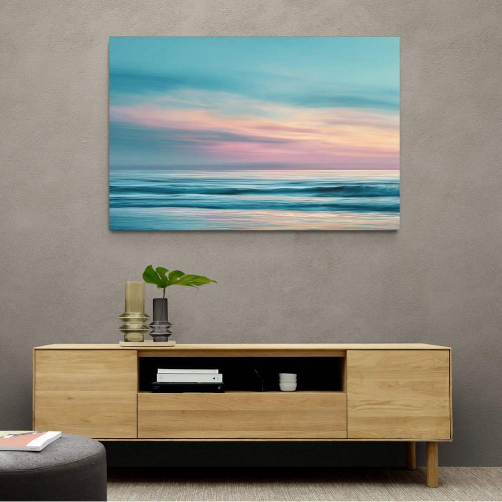 A calming serene seascape with soft pastel colors 15 A calming serene seascape with soft pastel colors 15