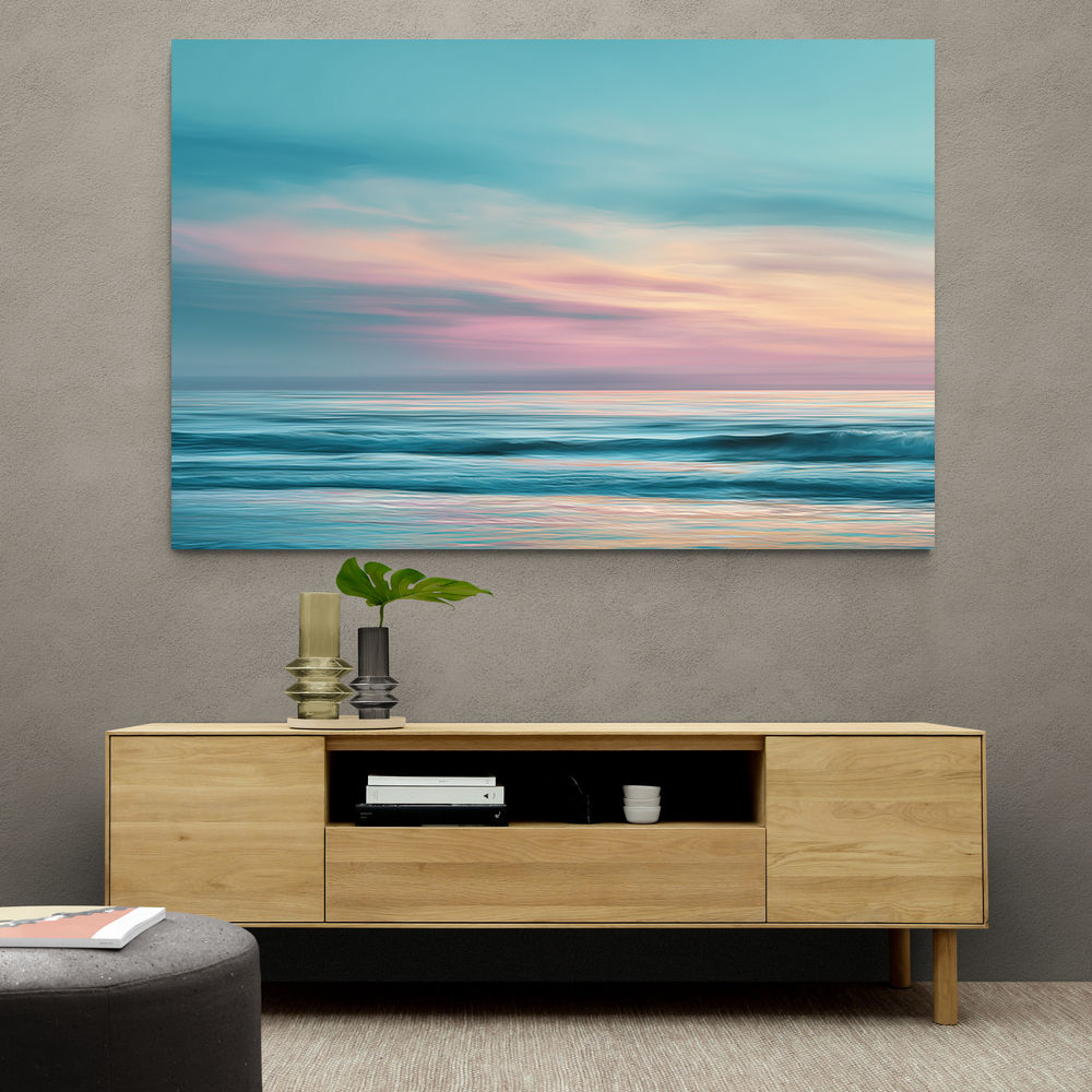 A calming serene seascape with soft pastel colors 15 A calming serene seascape with soft pastel colors 15