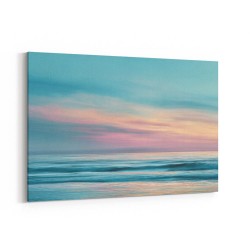 A calming serene seascape with soft pastel colors 15