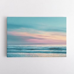 A calming serene seascape with soft pastel colors 15