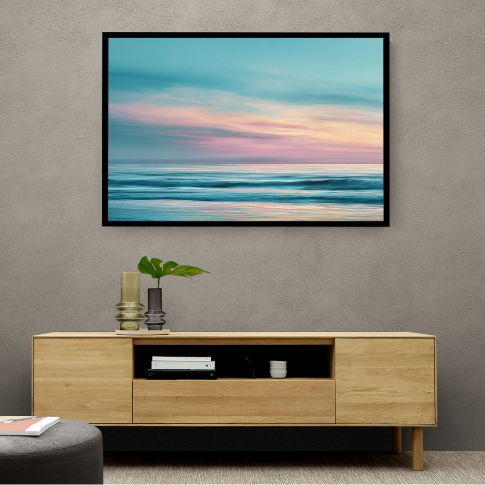 A calming serene seascape with soft pastel colors 15 A calming serene seascape with soft pastel colors 15