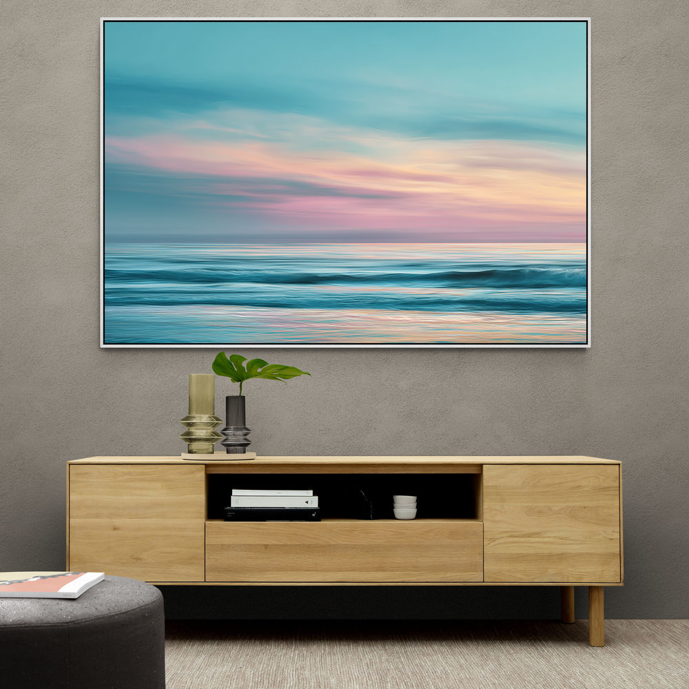 A calming serene seascape with soft pastel colors 15 A calming serene seascape with soft pastel colors 15