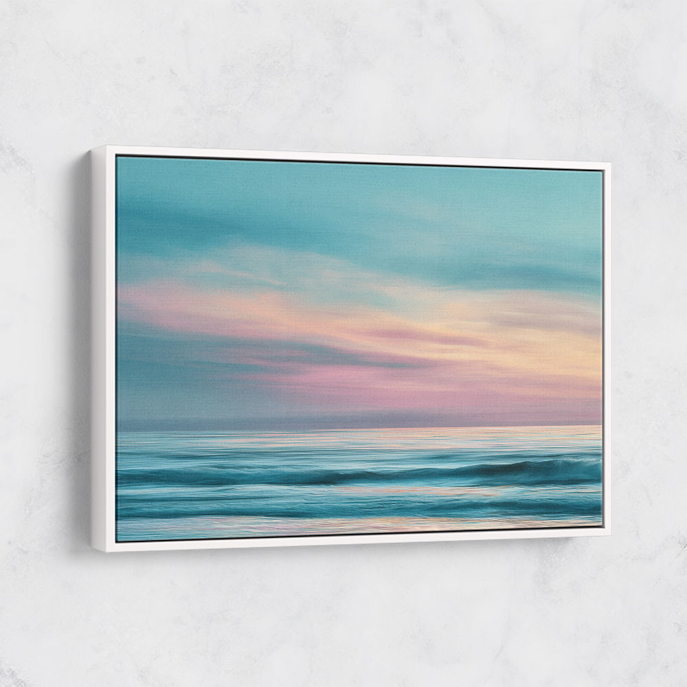 A calming serene seascape with soft pastel colors 15 A calming serene seascape with soft pastel colors 15