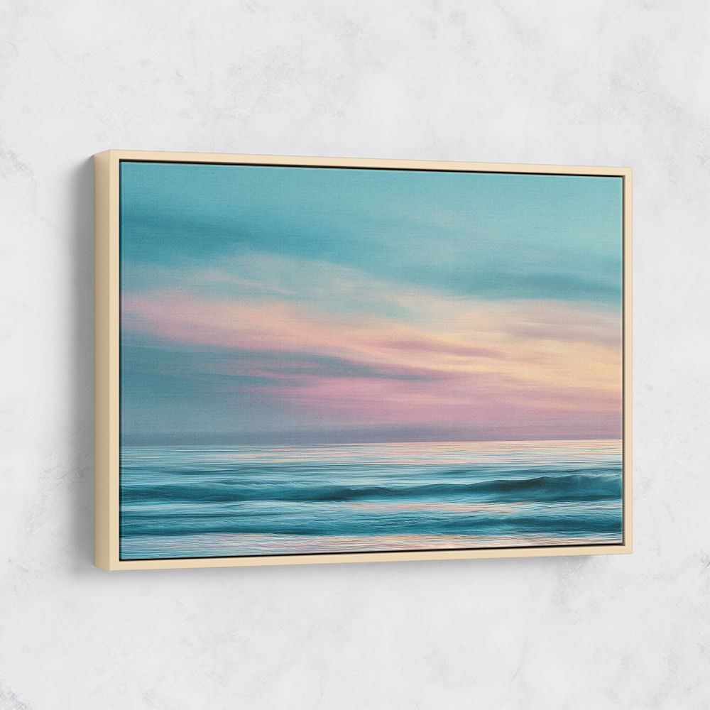 A calming serene seascape with soft pastel colors 15 A calming serene seascape with soft pastel colors 15