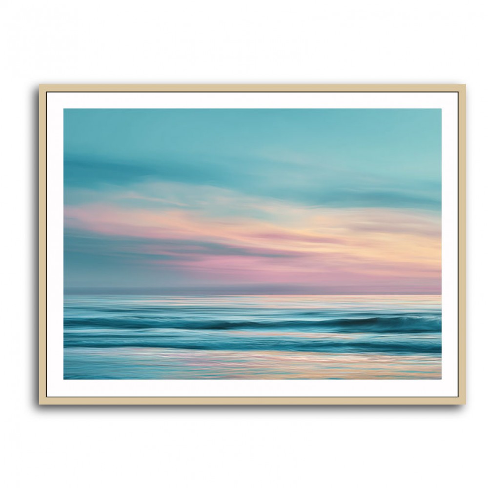 A calming serene seascape with soft pastel colors 15 A calming serene seascape with soft pastel colors 15