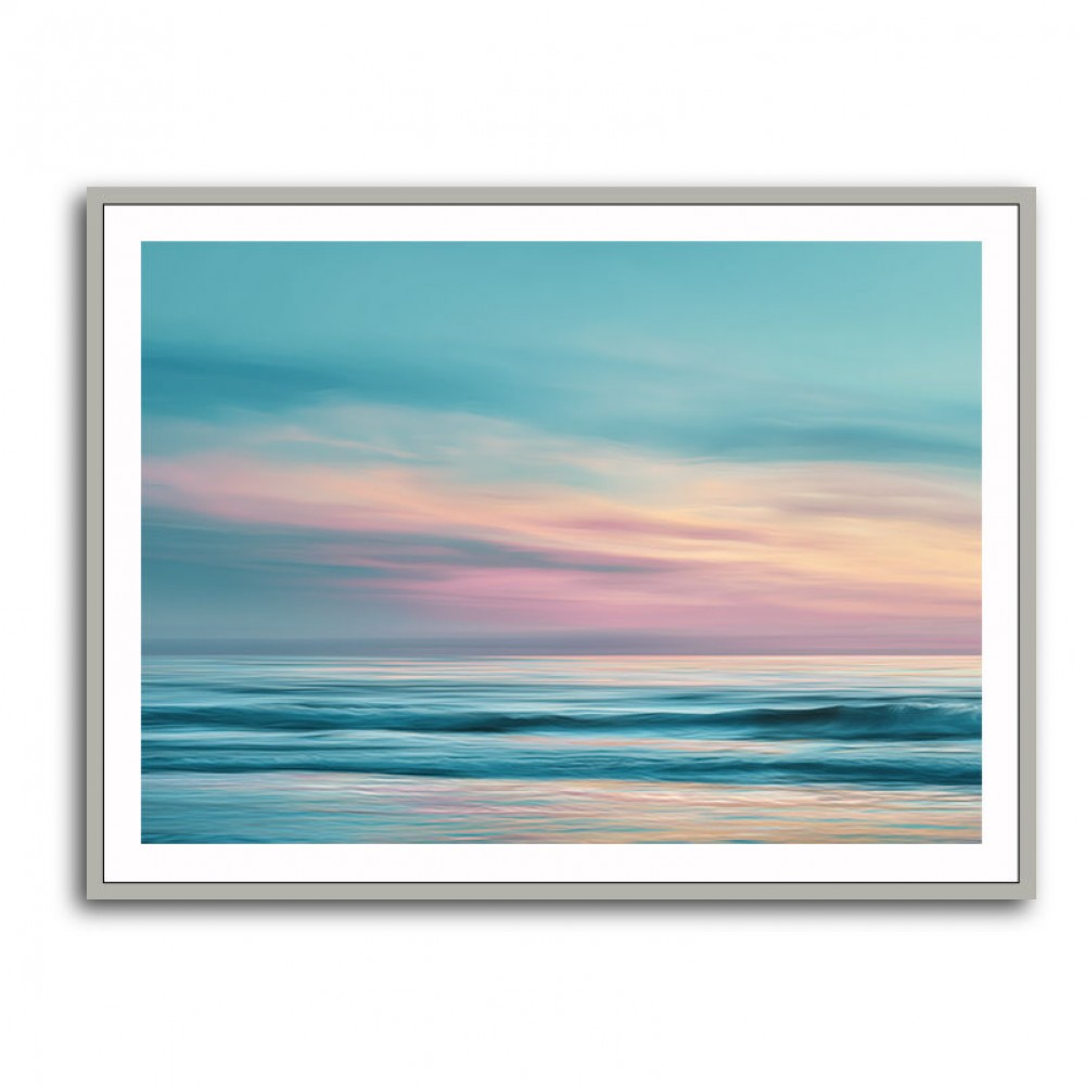 A calming serene seascape with soft pastel colors 15 A calming serene seascape with soft pastel colors 15