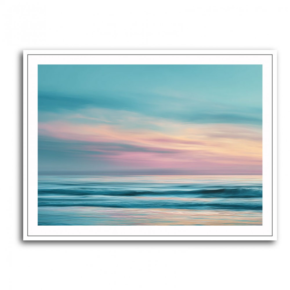 A calming serene seascape with soft pastel colors 15 A calming serene seascape with soft pastel colors 15