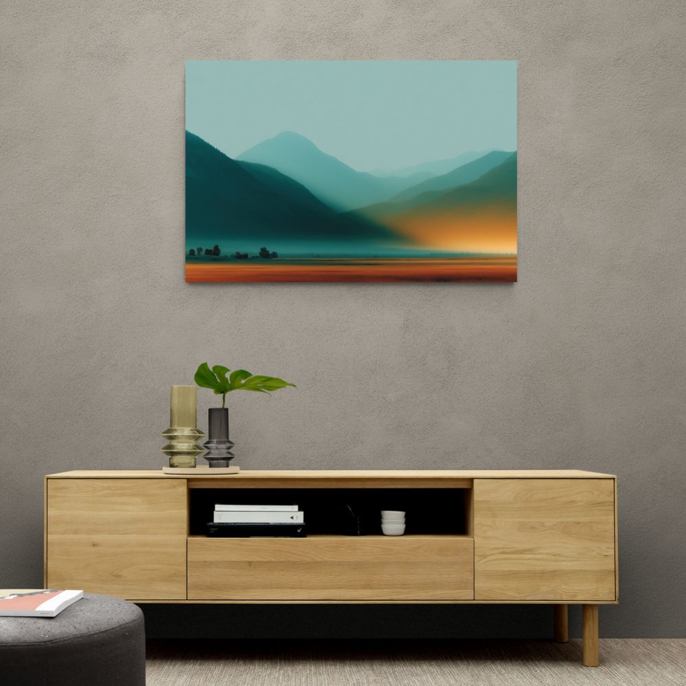 Mountain Landscape Abstract Mountain Landscape Abstract