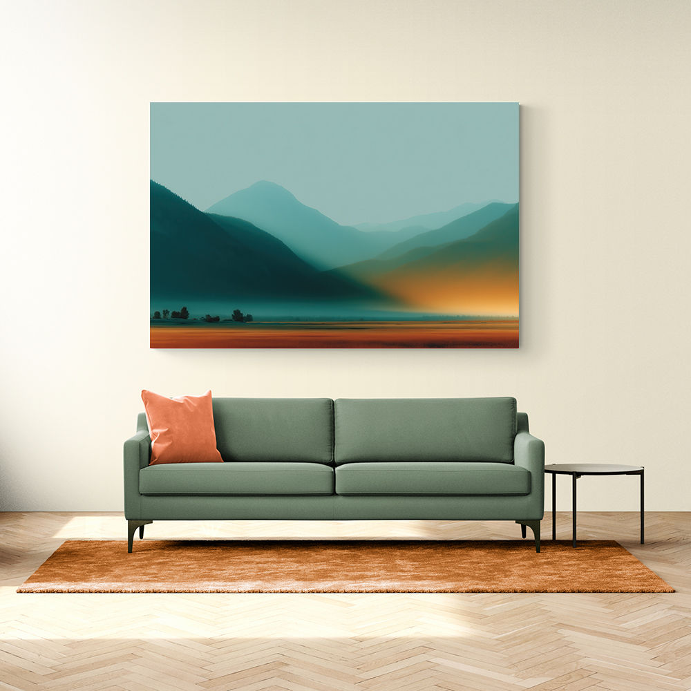 Mountain Landscape Abstract Mountain Landscape Abstract