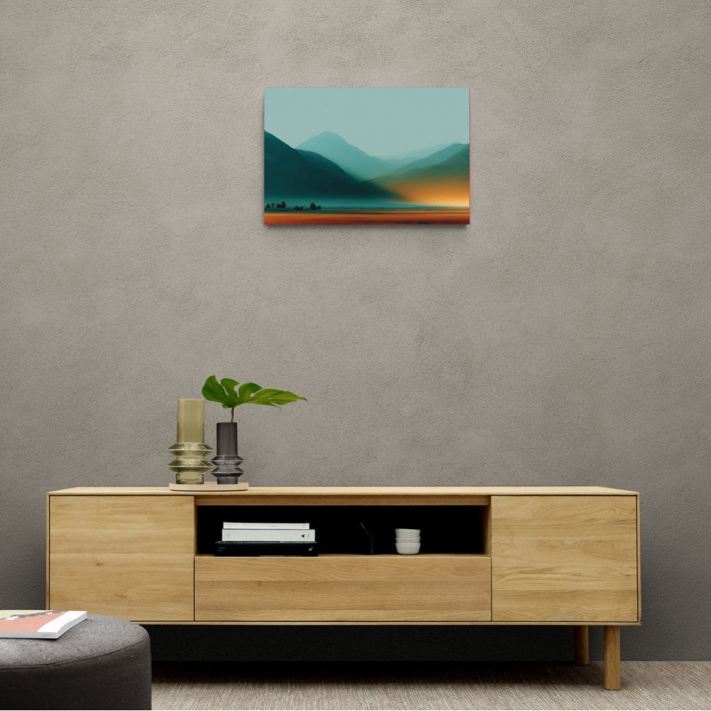 Mountain Landscape Abstract Mountain Landscape Abstract
