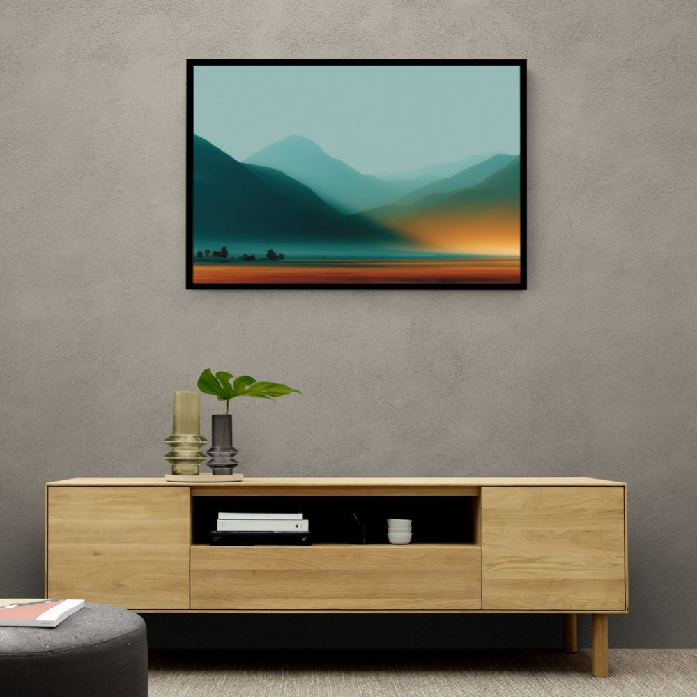 Mountain Landscape Abstract Mountain Landscape Abstract