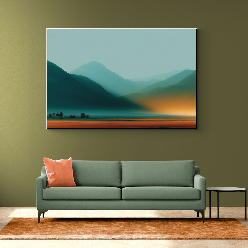 Mountain Landscape Abstract Mountain Landscape Abstract