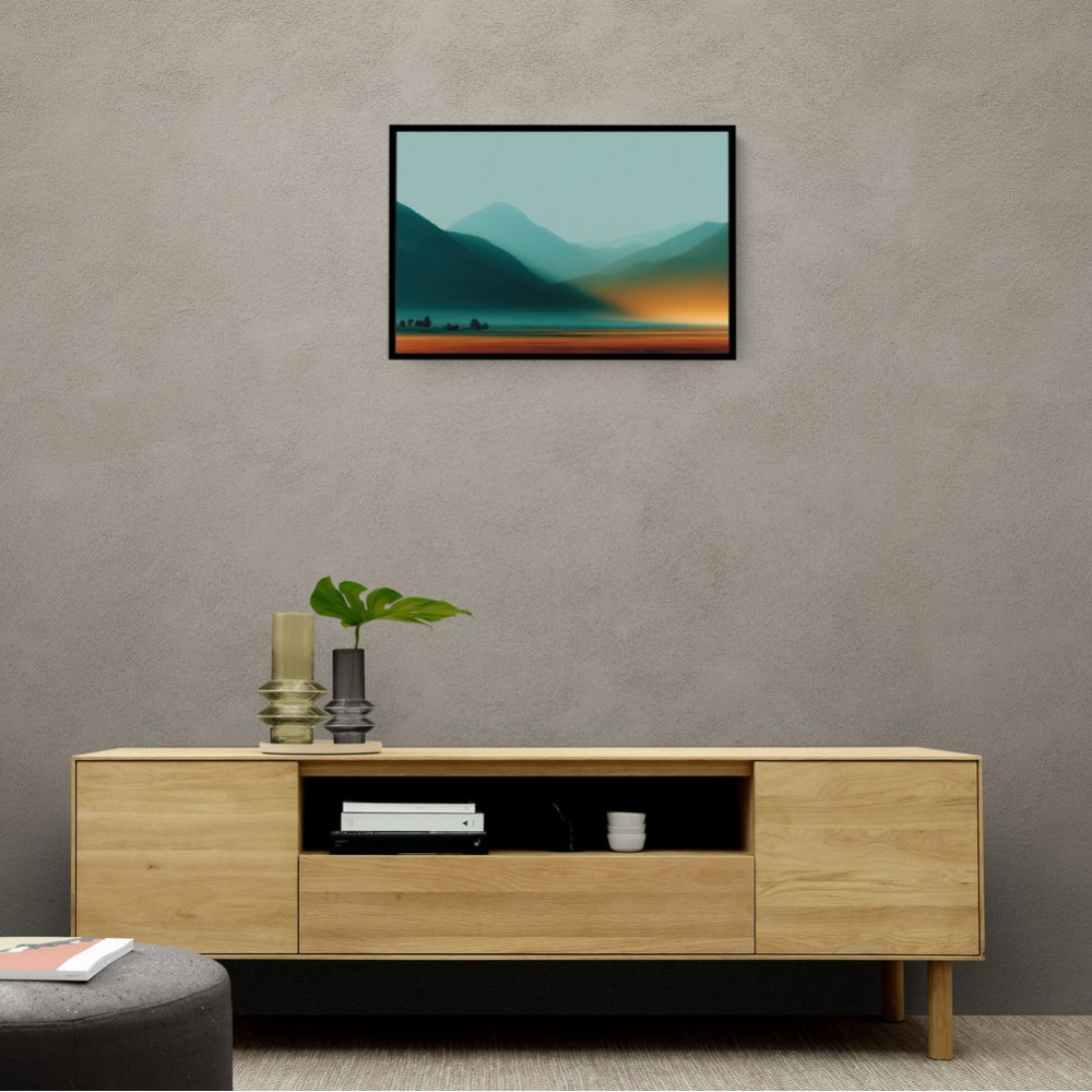 Mountain Landscape Abstract Mountain Landscape Abstract