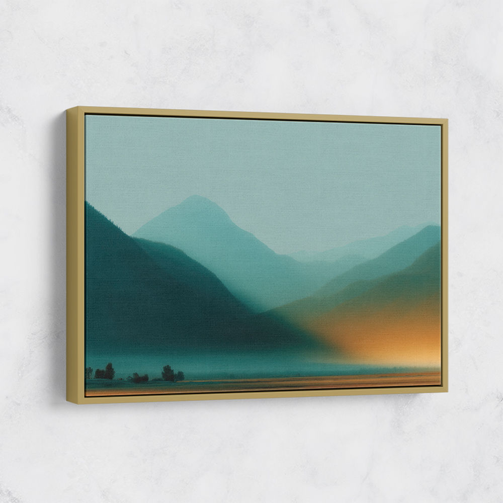 Mountain Landscape Abstract Mountain Landscape Abstract
