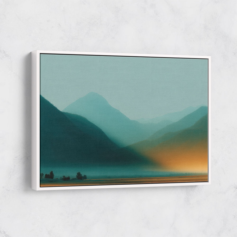 Mountain Landscape Abstract Mountain Landscape Abstract