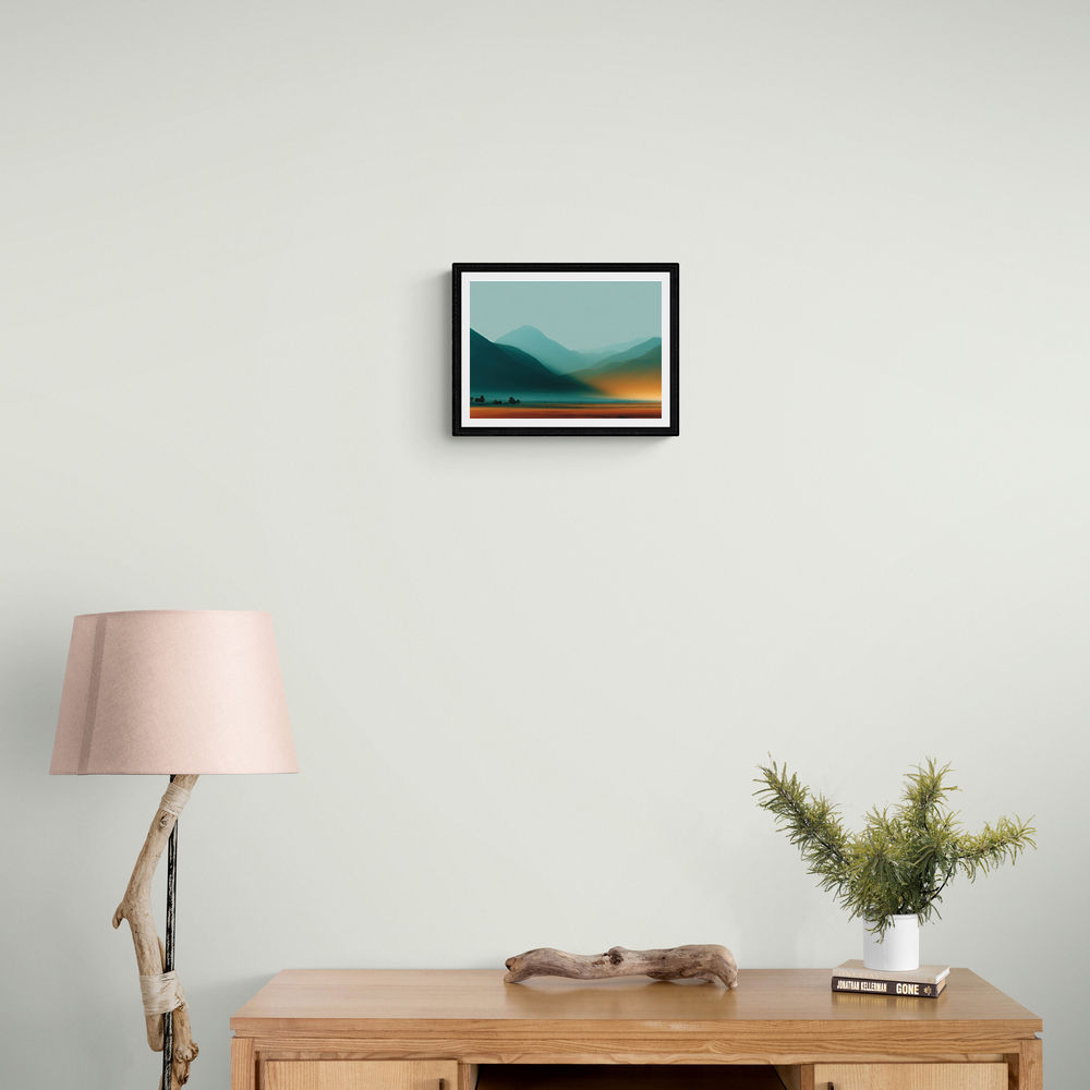 Mountain Landscape Abstract Mountain Landscape Abstract