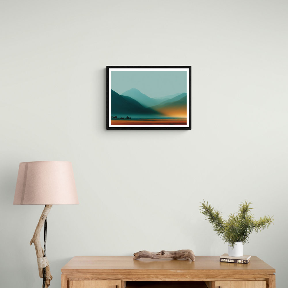 Mountain Landscape Abstract Mountain Landscape Abstract