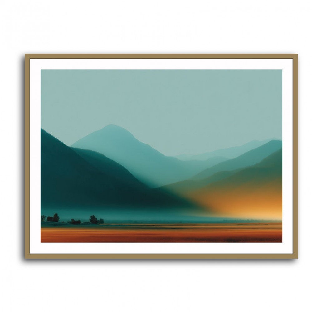 Mountain Landscape Abstract Mountain Landscape Abstract