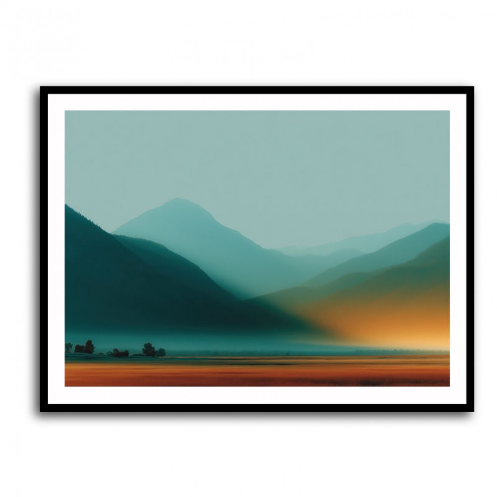 Mountain Landscape Abstract Mountain Landscape Abstract